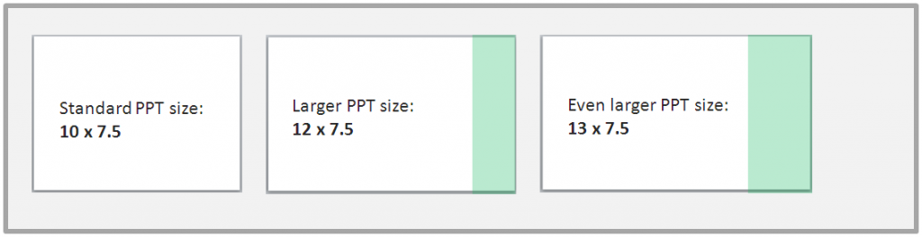 ppt design custom slide size