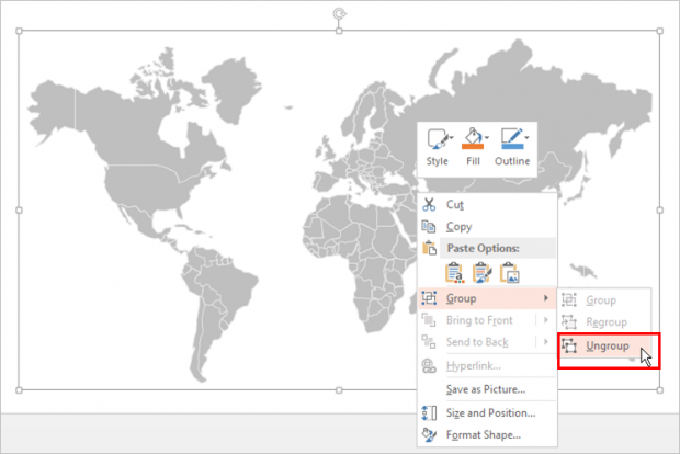 Free editable world map for powerpoint presentation