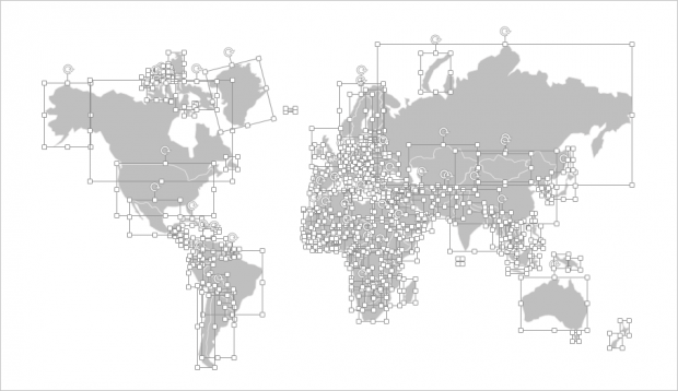 world map ungrouped