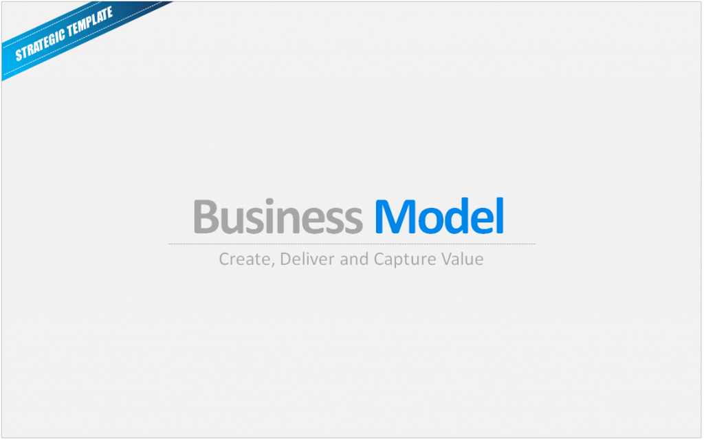 Business Model Canvas Cover Slide