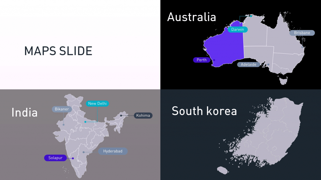 Business Strategy Editable Maps