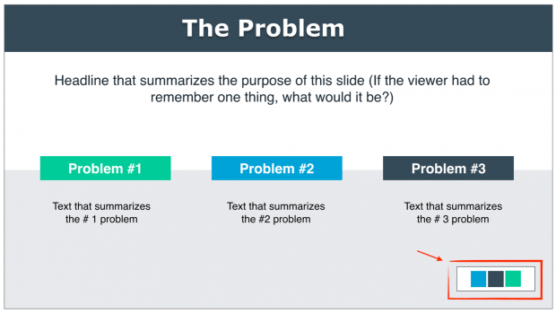 Pitch Deck Color Reminder