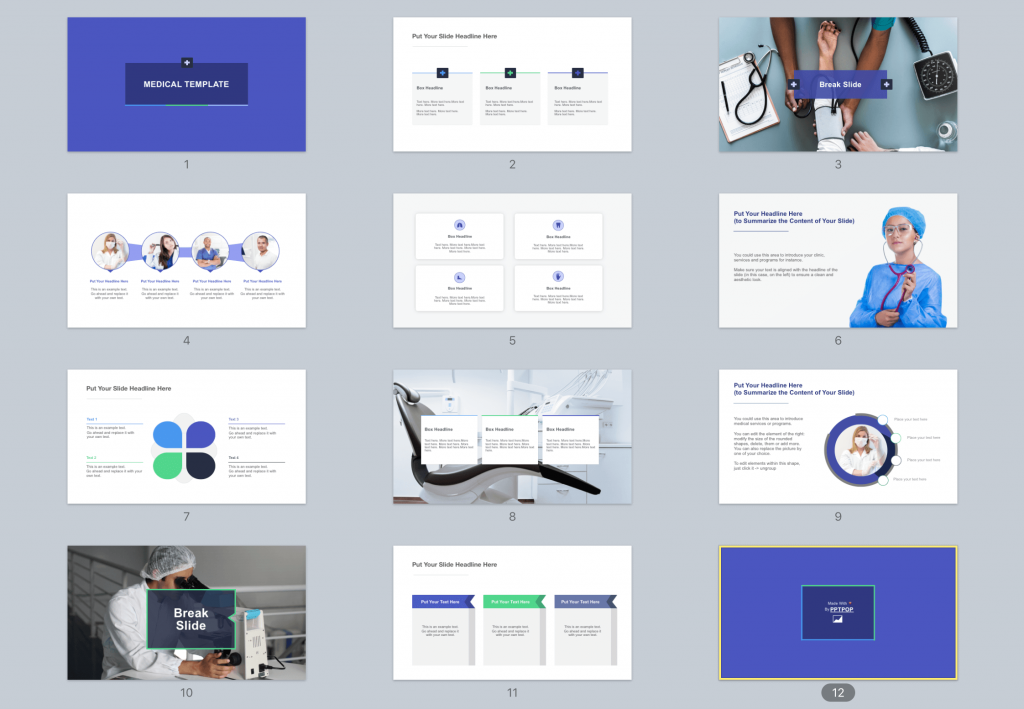 medical powerpoint template free