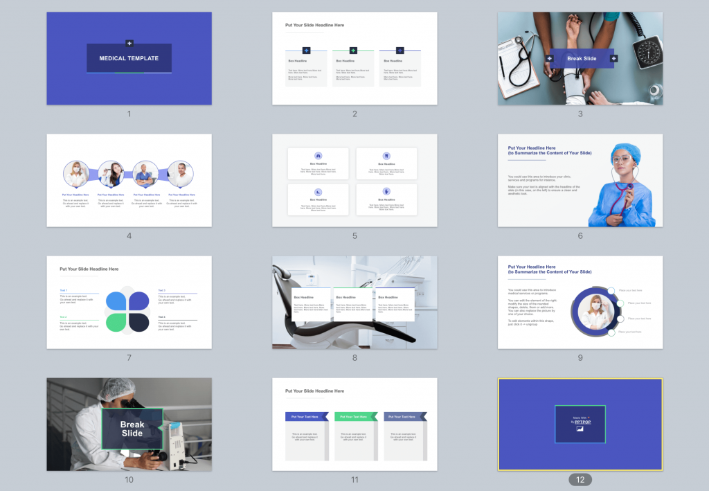 Free Powerpoint Templates Medical