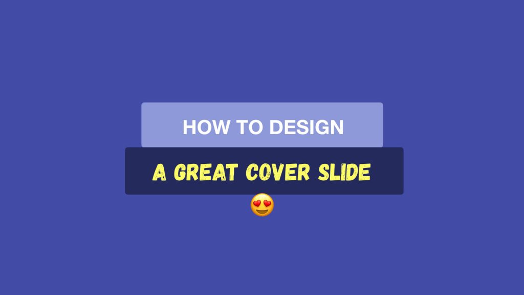 presentation cover title